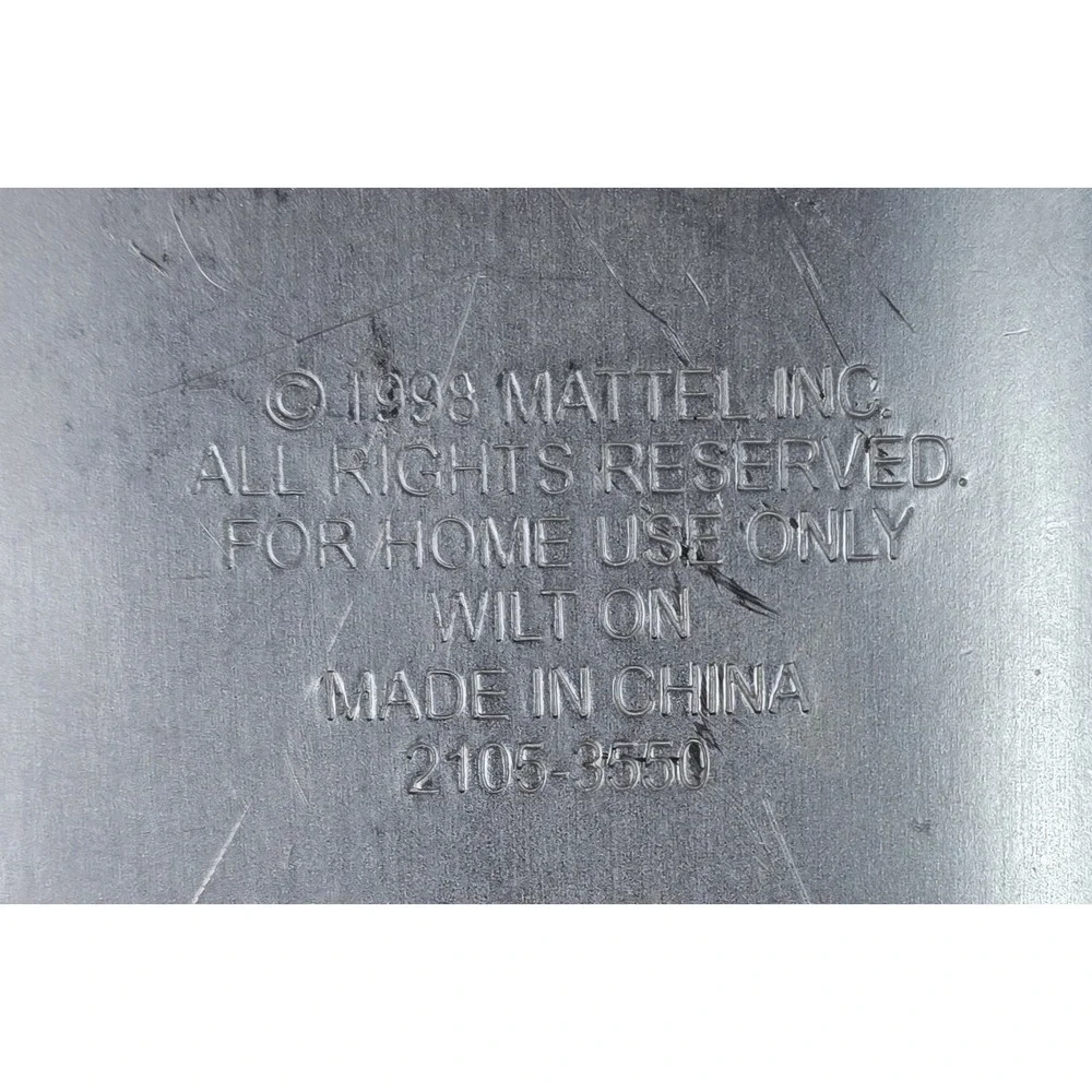 Wilton Barbie Cake Pan Mold Aluminum‎ 2105-3550 1998 Mattel Vintage Birthday